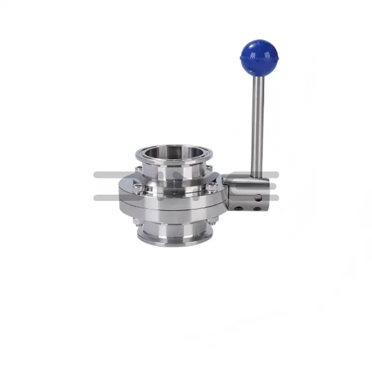 Vanne papillon à pince sanitaire