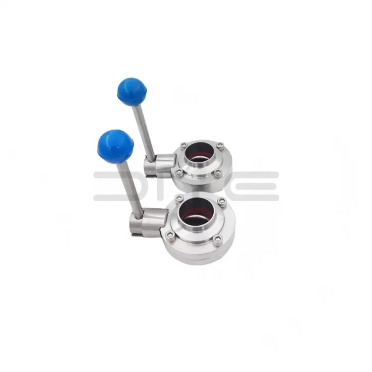 Vanne papillon à souder sanitaire